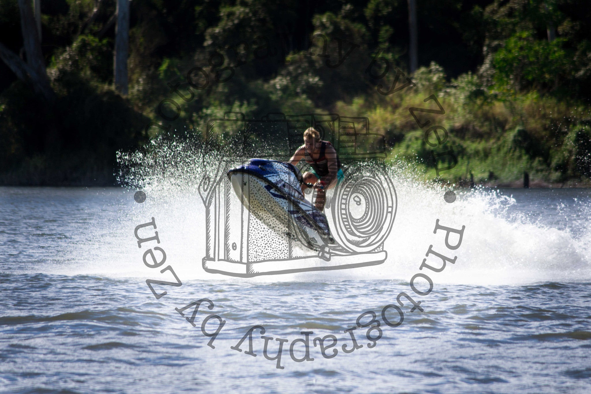 Yamaha Waverunner Action Shot Hi Res Photo